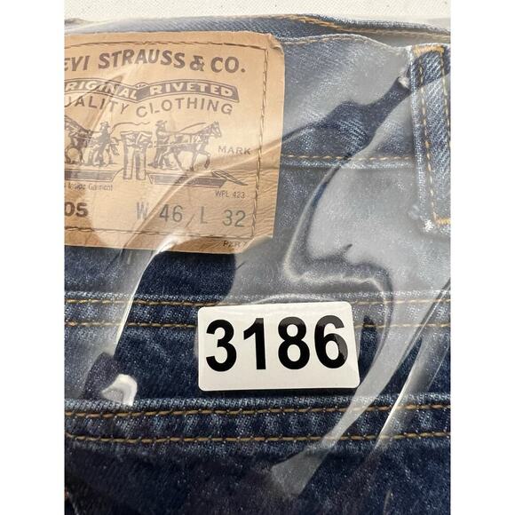 Levis 505 Jeans Mens 46x32 Orange Tab Vintage Made In USA - Picture 9 of 9